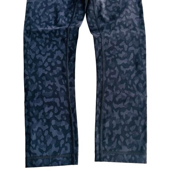 Lululemon Wunder Under Crop High Rise Size 2 Wild Thing Camo Grey Black - Picture 4 of 7